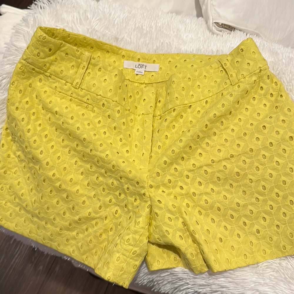Eyelet shorts